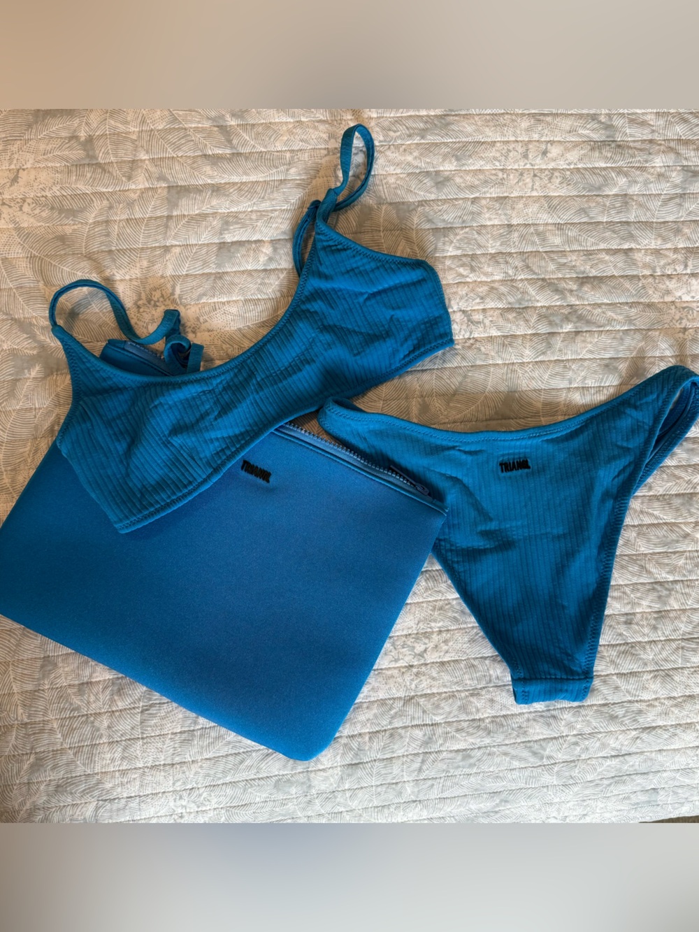 Triangl Maci arles, blue bikini